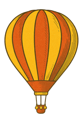 Food Festival Hot Air Ballon PNG